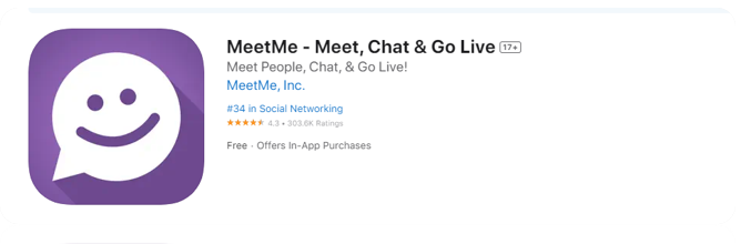 App like Grindr for straight people - Meetme