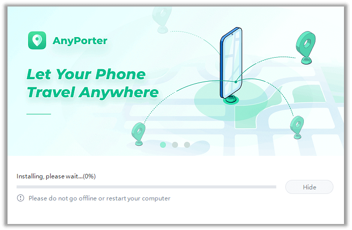 How to install AnyPorter on your computer