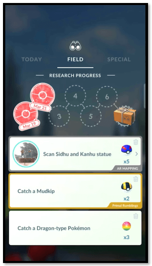 How to get rare candy in Pokemon GO by doing field research
