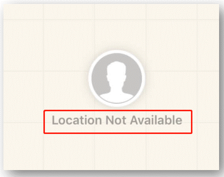 Location not available on iPhone