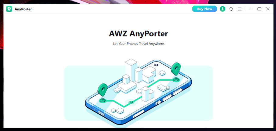 Top mock location app-AWZ AnyPorter