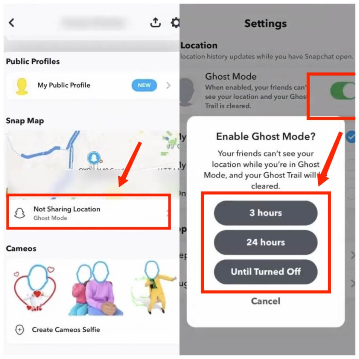 How to turn off location on Snapchat by turning on Ghost Mode